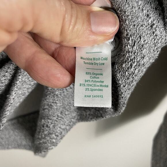 Marine Layer Henley Sweater Sweatshirt Men's Large Gray Textured Preppy Casual - Picture 13 of 13